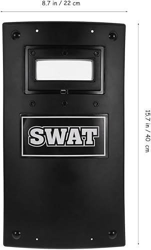 Miniatura 6 de KESYOO Juguetes de armas de escudo SWAT de policía, accesorios de juego de rol, accesorios de cosplay de policía para niños, regalo de Halloween,