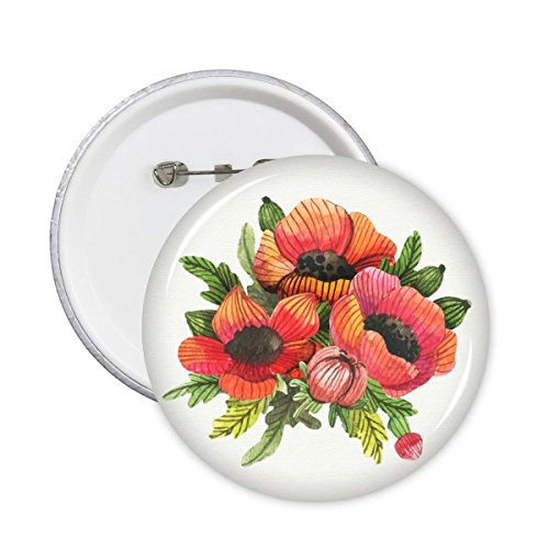 Badge rond pavot maïs pour personnaliser vos vestes en jean