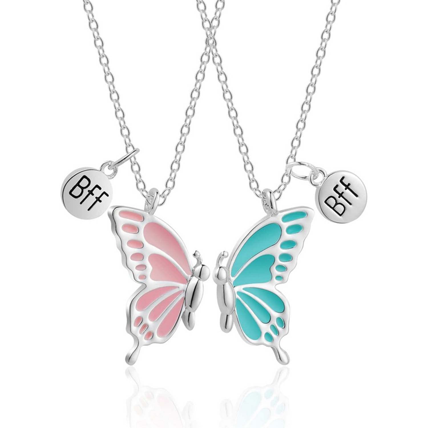 See full amazon price history chart for Venzina Best Friends Necklace Magnetic Half Butterfly Pendant Necklace Set For Besties Best Friends Bff Friendship Jewelry For Girls Charm Gift For Girls And Sisters - 2 Pcs,Silver Venzina Best Friends Necklace Magnetic Half Butterfly Pendant Necklace Set For Besties Best Friends Bff Friendship Jewelry For Girls Charm Gift For Girls And Sisters - 2 Pcs,Silver (B0CP73CLSF) Amazon Price History, Amazon Price Tracker
