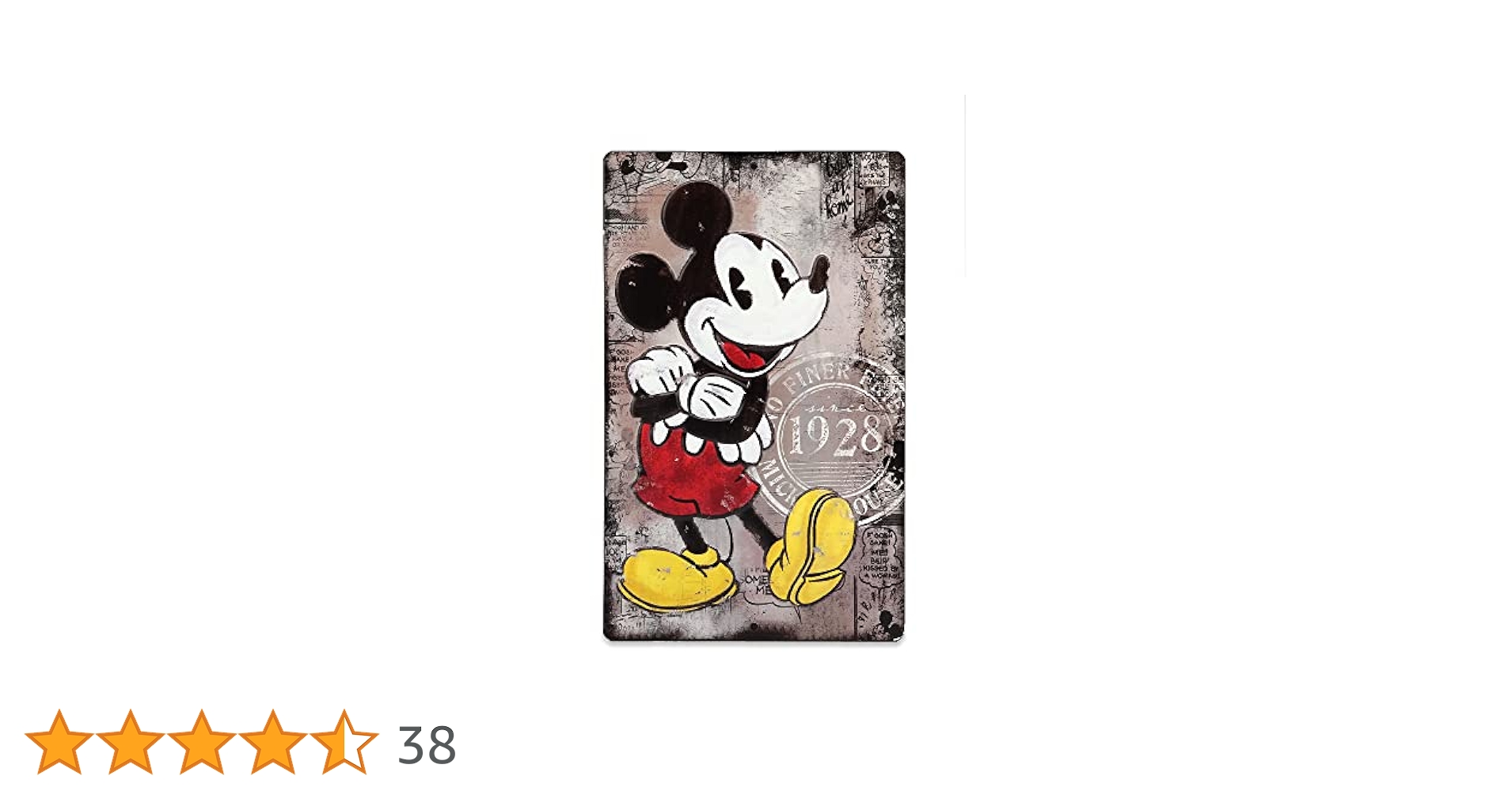 Amazon.co.jp: Disney Mickey Mouse Since 1928 メタルウォール