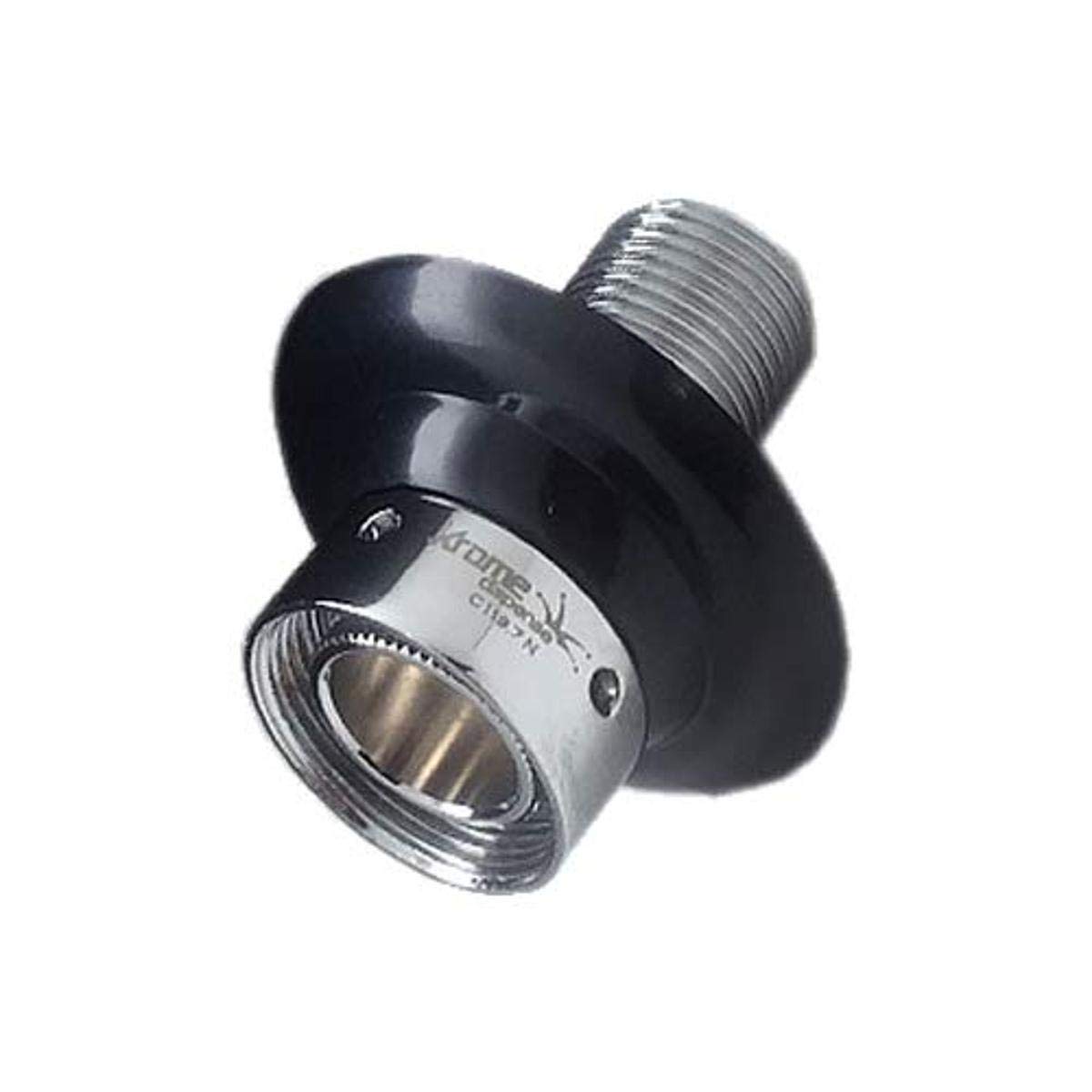 Krome DispenseC301-50 Chrome Plated Brass Standard Shank with 1/4" Bore; 2-1/8" Long (Pack of 50)