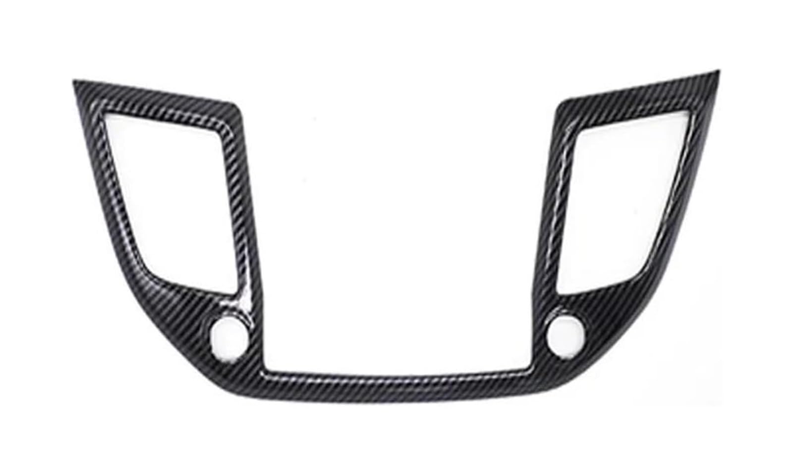Qwqnsd Carbon Fiber Middle For Hyudai For Tucson 2015 2016 2017 2018 Car Dashboard Center Air Outlet Cover Trim Car Interior Mouldings(Carbon Fiber Middle)