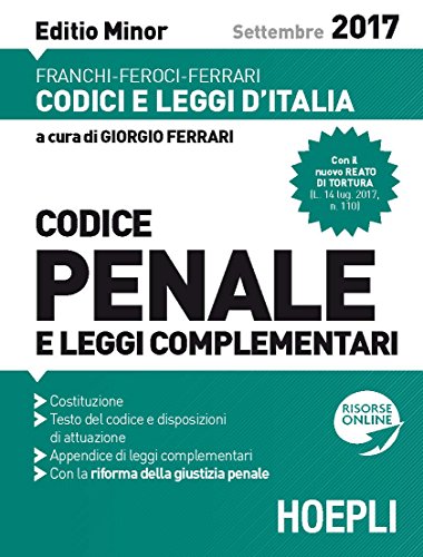 Codice penale e leggi complementari. Ediz. minore Codice penale e leggi complementari. Ediz. minore