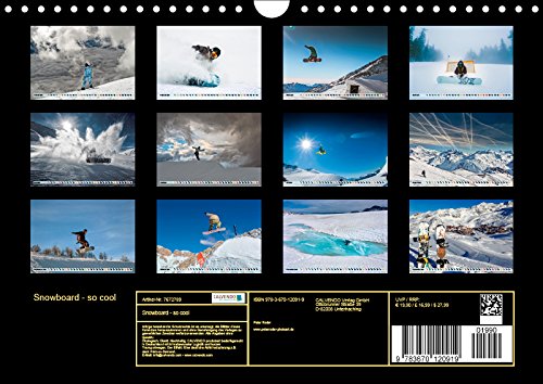 Snowboard - so cool (Wandkalender 2019 DIN A4