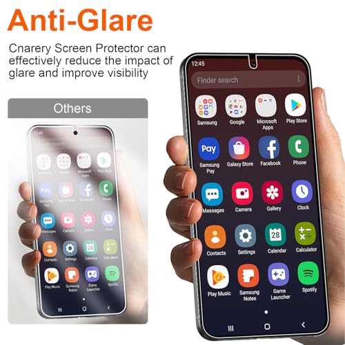Cnarery 2 Pack 4 Way 360 ° Matte Privacy Screen Protector for Samsung Galaxy S25 Ultra 6.8 Inch [Not Glass], Anti-Scratch, Anti-Glare, Support Fingerprint Unlock by Cnarery - Used condition - Image 4
