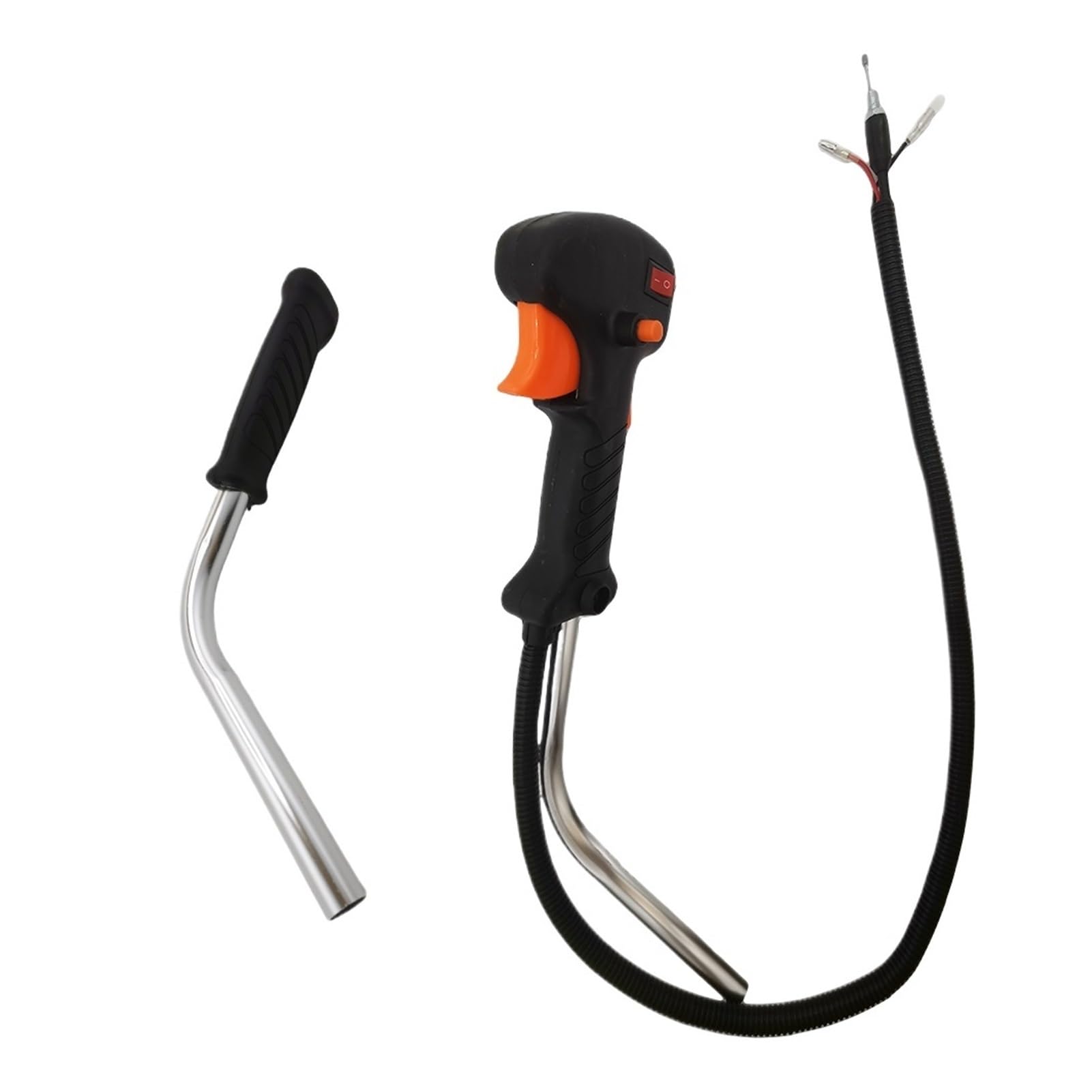 Suministros de jardín, interruptor de acelerador Manual, mango de tubo de 40cm, desbrozadora, Cable de gatillo de Control(1 Set)