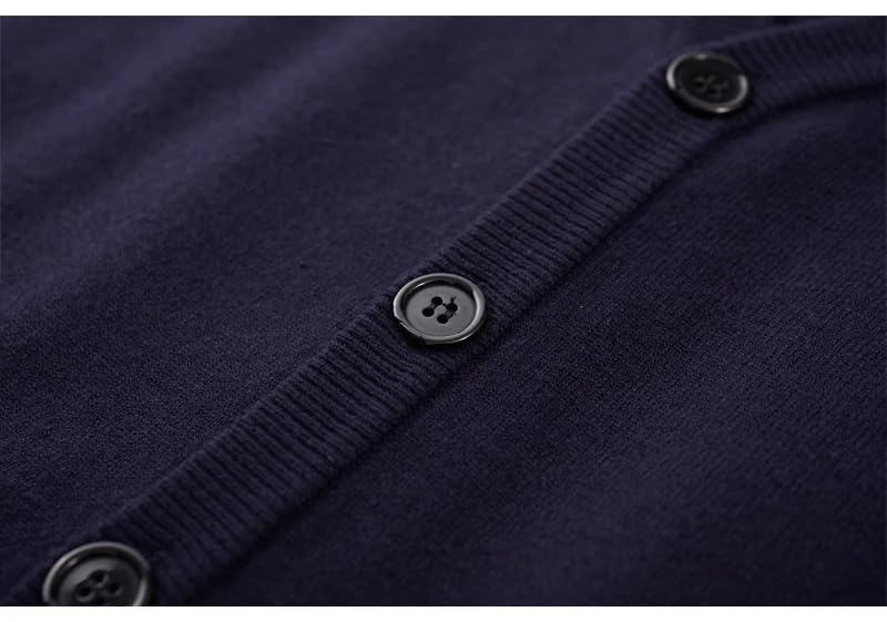 Men's Knitted Vest V-Neck Sleeveless Cardigan Sweater Business Casual Loose Waistcoat Tops4