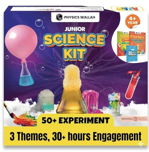 Junior Science Kit for Kids Age 4-14 Years Old, 50+ Science Exper...