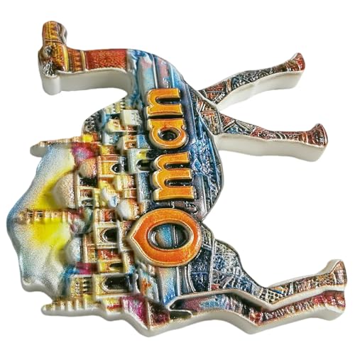Imán Decorativo Oman 3D para Refrigerador miniatura 5