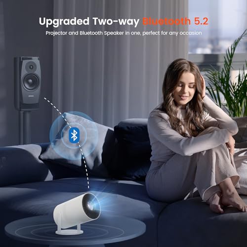 WISHOLY Mini Projector with WiFi and Bluetooth X3 の商品画像 2