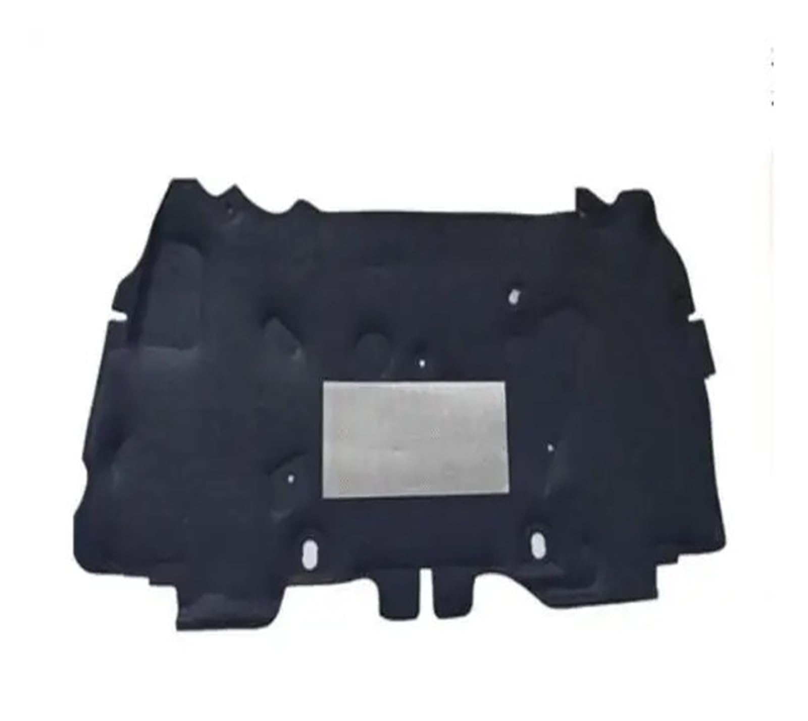 Waleqw One Color For Jeep For Wrangler 2007 2008 2009-2017 Car Heat Sound Insulation Cotton Front Hood Engine Firewall Mat Pad Cover Noise Deadener Engine Heat Insulation Pad(Single Aluminum Foil)