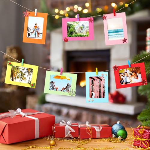 Juvale LJ-AQIXK-052919-05-1 50 Pack Paper Picture Frames 4X6 thumb #1