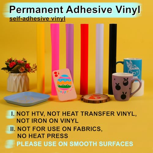 Image of HTVRONT Turquoise Permanent Vinyl - 12 inch x 14 FT Glossy Turquoise Adhesive Vinyl Roll Compatible with Cricut Cutting Machine, Silhouette, Cameo Cutters, Signs, Scrapbooking, Craft, Die Cutters
