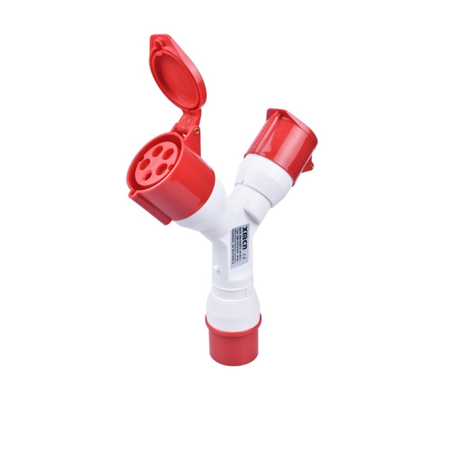 MUYTQAERG Multifunctional Waterproof and dustproof Industrial 1-in-2 IP44 3P/4P/5P Three-Way Plug and Socket 220V 380V(5P 32A)