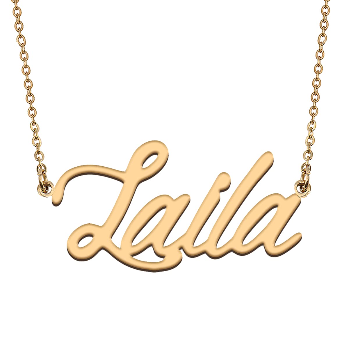 HUAN XUNPersonalized Jewelry Custom Initial Pendant Custom Name Necklaces for Women Girls