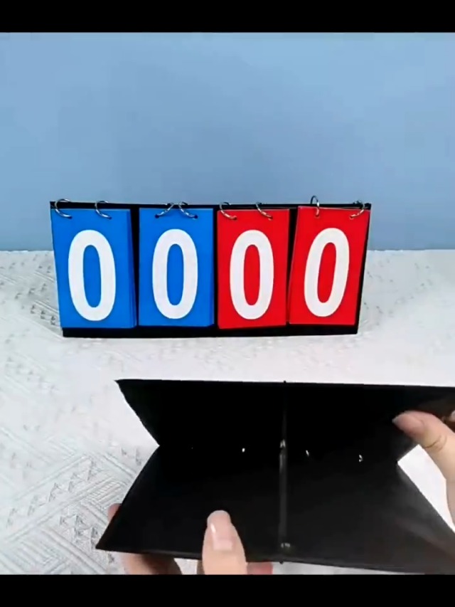 Tabellone Segnapunti 4 Cifre - Portatile, Per Tennis, Basket, Ping Pong E Sport Vari - Foto 8