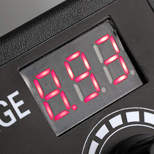 KKmoon Adattatore di Alimentazione Regolabile ad Alta Potenza Adattatore Interruttore Multifunzione 9-24V 3A con Schermo Display,Regolare Temperatura,Pressione e Velocità