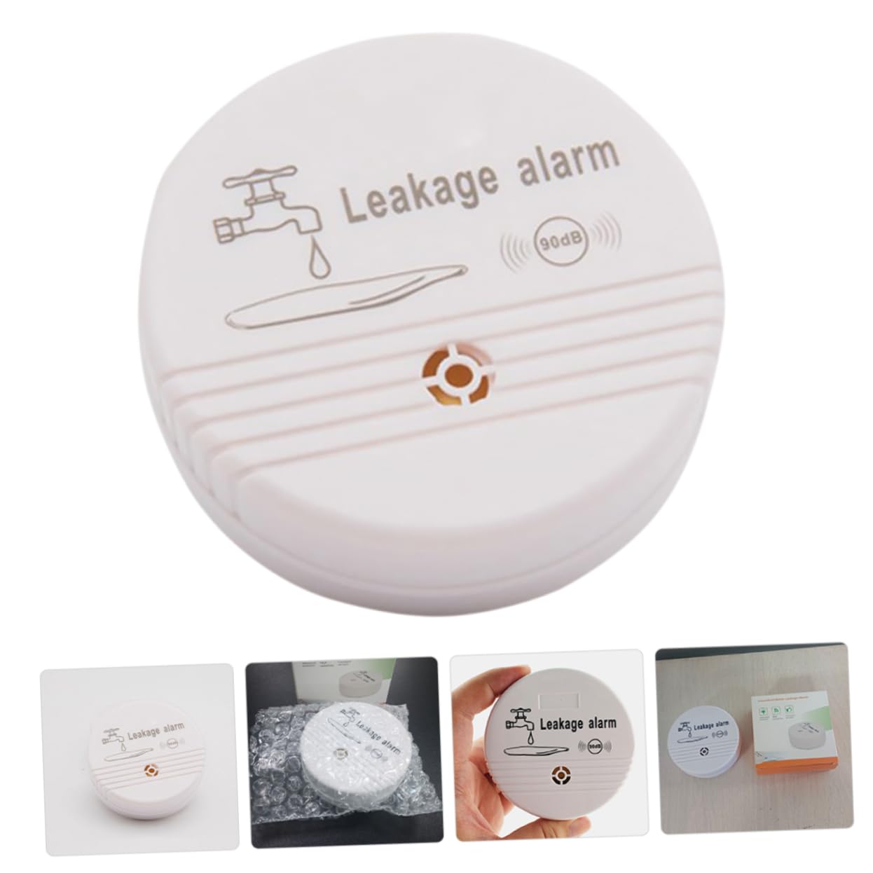 Homoyoyo 5St wassersensor wasserstandssensor Wasseraustritt-Alarm Water Leak Detector überlaufschutz Stecker automatisch Feuchtigkeit Cool Detektor für Keller Tropfwarnung für die Küche Abs