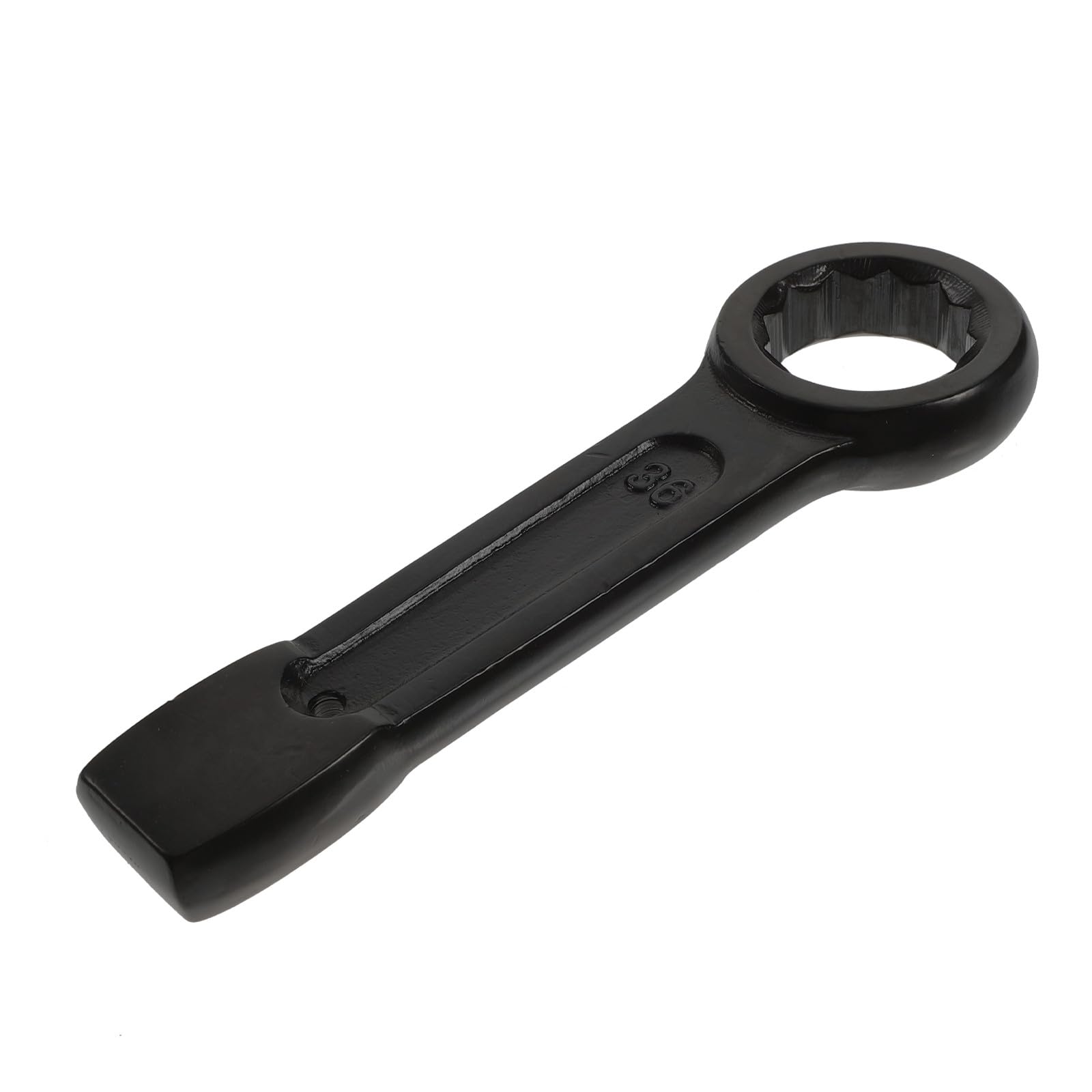 Clé à Cliquet Coudée 36 MM Forgée en Acier Haute Résistance 08 Kg pour Boulons et Écrous Outil Lourd de Frappe pour Maintenance Mécanique et Automobile