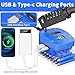 Cordless Soldering Iron for Kobalt 24V Battery,60W Portable Electric Soldering Station With USB &Type C, Adjustable Solder Iron Kit Tool for DIY,Appliance Repair,Wire Welding(NO Battery)