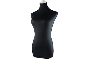 NAVAdeal Black Superb Lycra MANNEQUIN FABRIC COVER for Clothes Display