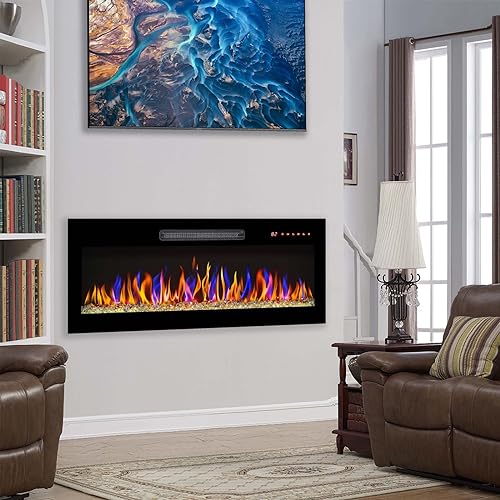 36 Inch Ultra-Thin Electric Fireplace