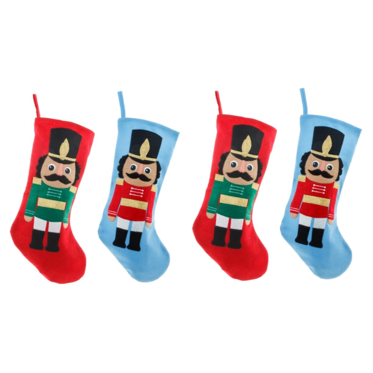ABOOFAN 4stücke Weihnachtssocken Große Nikolausstrümpfe Für Christbaumdekoration Zum Befüllen Mit Süßigkeiten Vielseitig Einsetzbar Als Weihnachtsanhänger Und Geschenktüte