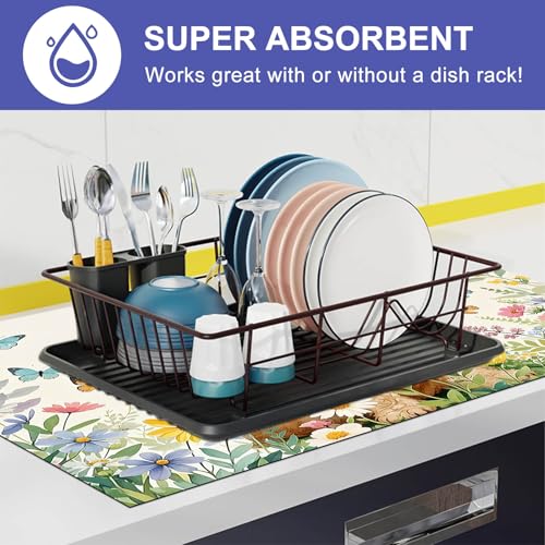Image of HOMETITUTE Spring Stove Top Cover 28x20 Dog Heat Resistant Protector Mat