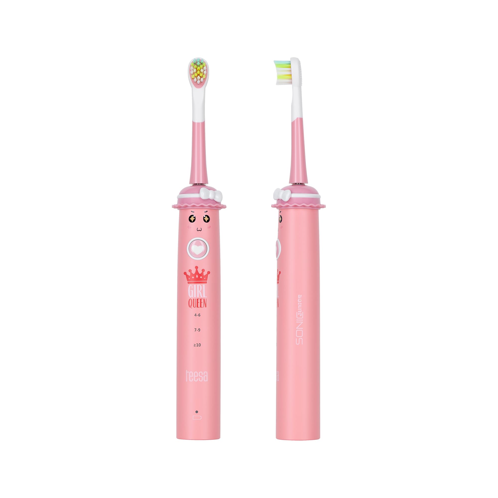 Teesa Sonic Junior - Cepillo de dientes eléctrico sónico para niños (cepillo de dientes sónico para niños)
