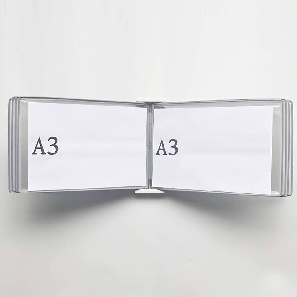 Soporte de archivos de pared para proteger planos A3 de roturas y manchas 4