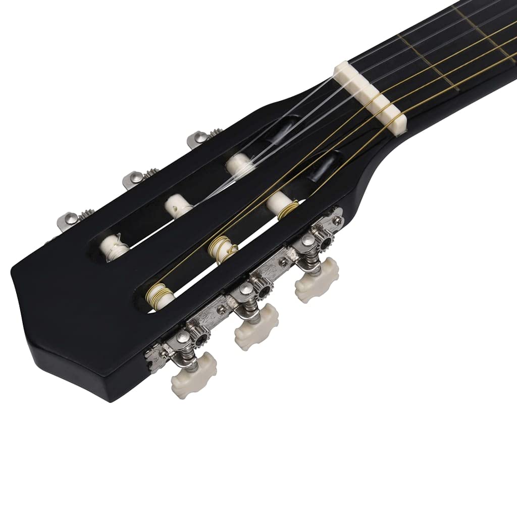 Klassische Gitarre für Anfänger und Kinder und Amateure 3/4 36" Kleine Gitarre für Kinder Gitarre Holz Kinder Gitarre Anfänger Klassische Gitarre Schwarz 35x8x91,5 cm