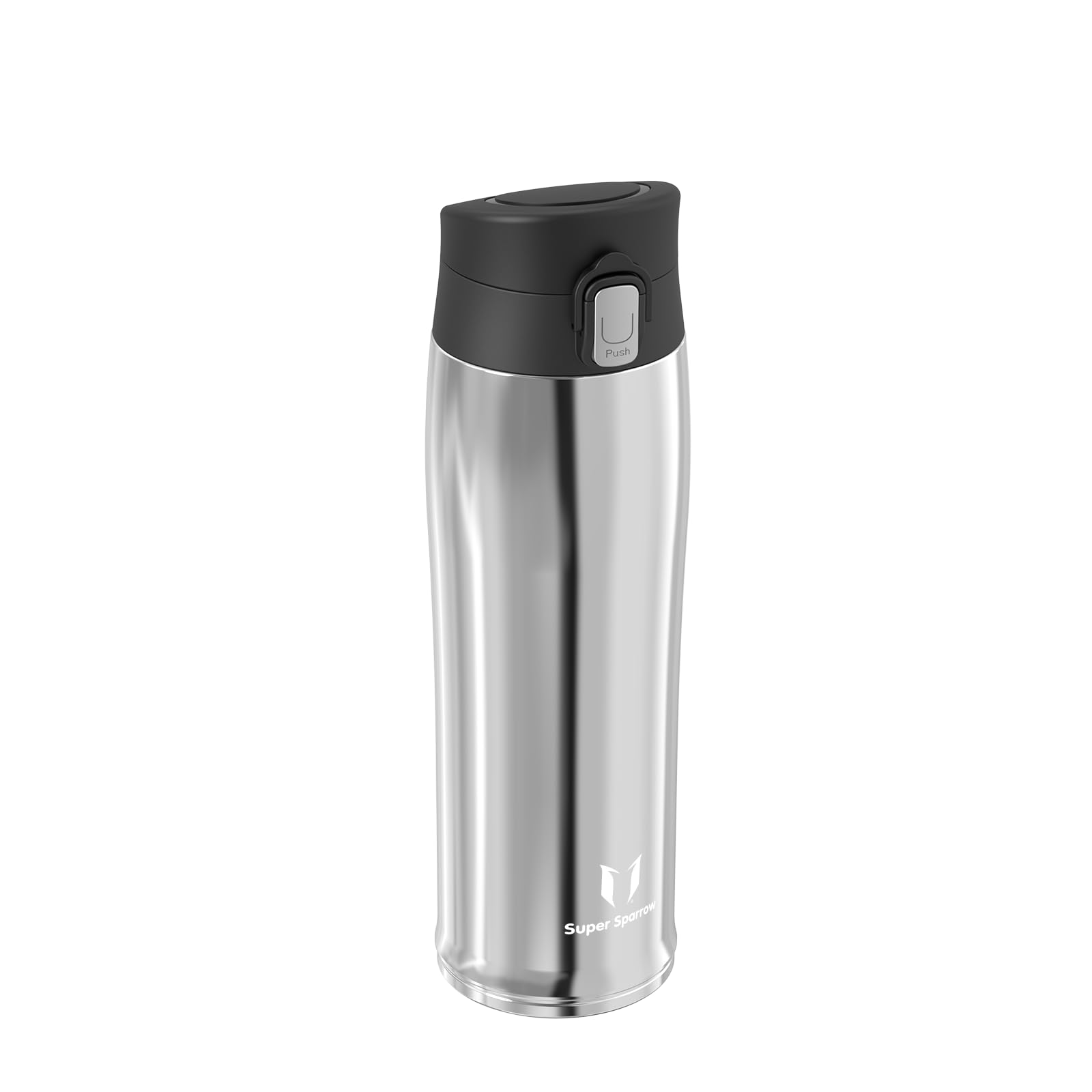 Super Sparrow Borraccia Termica, Acciaio Inox Bottiglia Termica - 350ml, 500ml, 750ml, 950ml - Senza BPA Tazza Termica, Borraccia Termica per Bambini, Scuola, Sportiva, Bici, Campeggio, Palestra