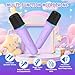 Mini Karaoke Machine with 2 Wireless Microphones, Portable Bluetooth Speaker for Kids & Adults, Ideal Birthday for Girls Boys Ages 3-12, Home Party Travel Entertainment Toy (Purple)