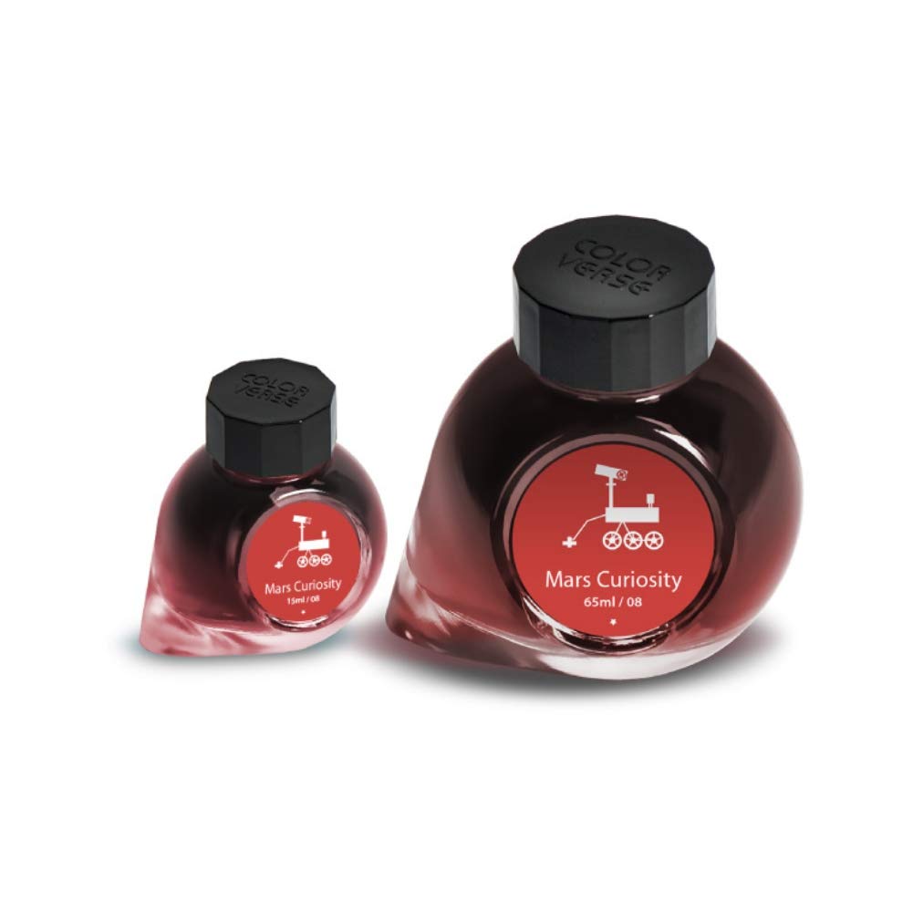 ColorverseInk - Spaceward -No. 8, Mars Curiosity (65ml & 15ml) Fountain Pen Ink
