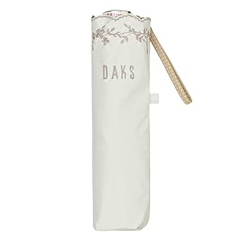 ★新品★DAKS　ダックス　晴雨兼用　日傘　楽折　1級遮光　軽量　刺繍　日本製 DDドットジャガード 一級遮光 晴雨兼用折りたたみ傘｜DAKS