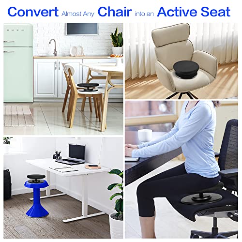 Balance Active Seat Posture Core Trainer | Improve Posture & Stability, Increase Back Muscle Strength While Sitting in Your Chair, Portable Exercise | Perfect Addition to Your Chair or Seating Setup