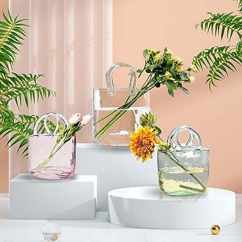 Vase en verre résistant pour éviter les chutes sur table et bureau - 3