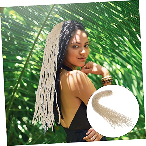 Extensions de dreadlocks pour homme DOITOOL lot de 4 mèches synthétiques légères