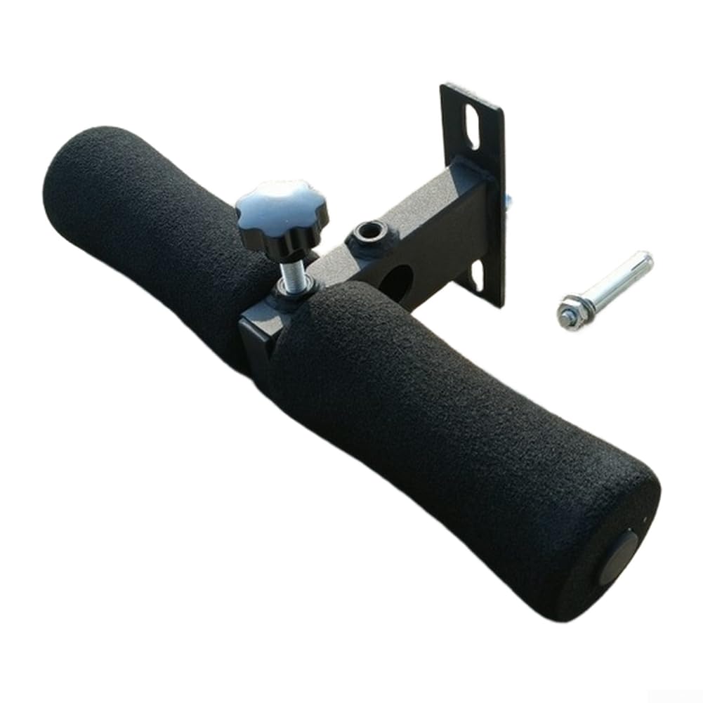 Fixed Abdominal Exercise Bar Thickened Steel Sit Up Station for Crunches Indoor Fitness Equipment 14in
