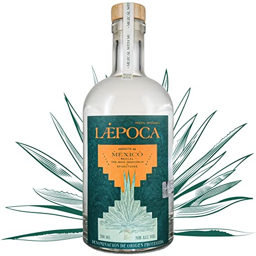 LÆPOCA | Mezcal of the Year 2023 & IWSC Prämiert | Von Mexiko in die Alpen | Mezcal, der attraktive Bruder eines exklusiven Tequilas | Handgefertigt | Espadín & Joven & Artesanal | 700ml & 38% vol