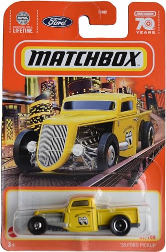 Matchbox '35 Ford Pickup, Yellow miniatura 1