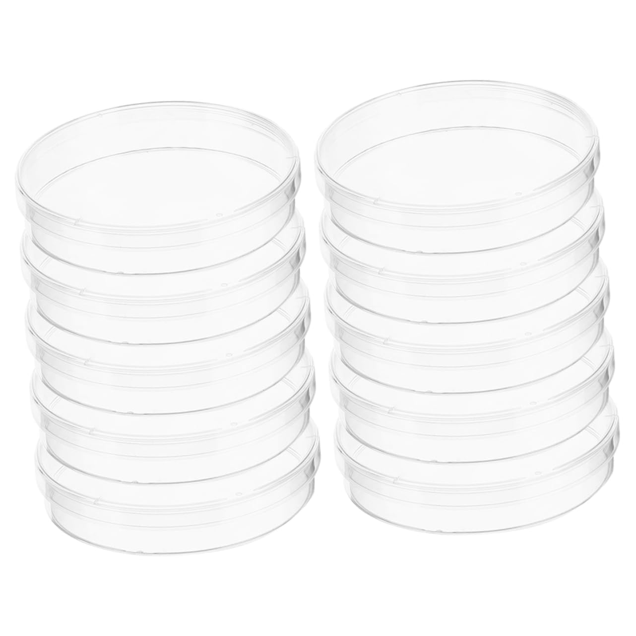 SOLUSTRE 50stücke Transparente Petrischalen Mit Deckel Für Gewebekultur Für Laborexperimente Und Wissenschaftliche Projekte Langlebig Und Hitzebeständig