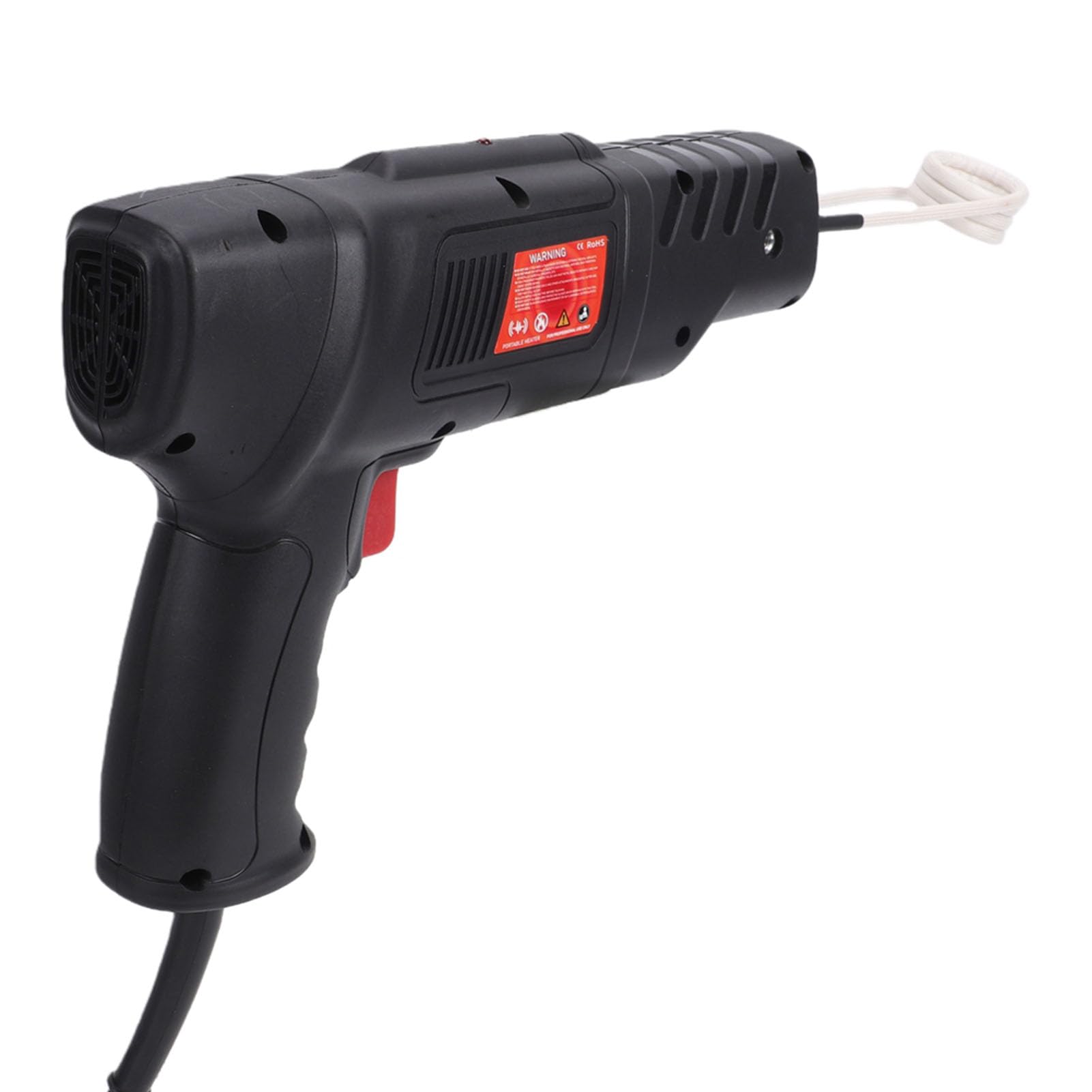 Zunate Nagrzewnica Indukcyjna 2500 W, Magnetyczne Narzędzie do Nagrzewania Indukcyjnego z 4 Cewkami, Szybkie Nagrzewanie 25 S do Napraw Mechanicznych Samochodów, Usuwanie Zardzewiałych śrub (ABS)