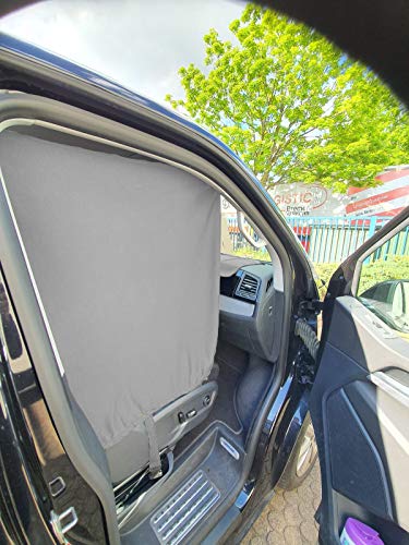 Rideau de protection solaire camping-car pour pare-brise de van