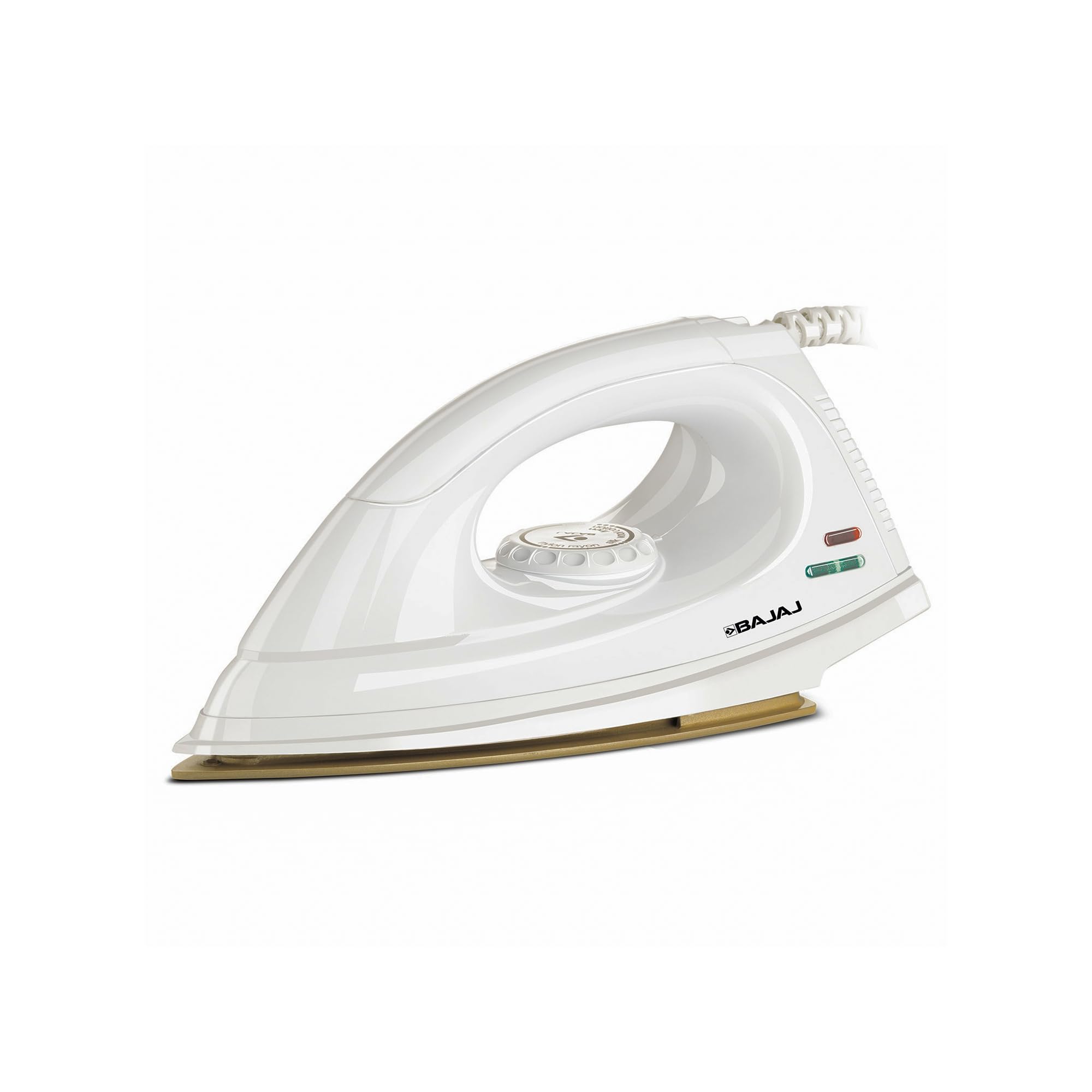 Bajaj DX-7 1000 Watts Dry Iron | Advance Soleplate And Anti-Bacterial German Coating Technology | Light Weight Iron | Thermal Safety Fuse | 360 Degree Swivel Cord | 2-Yrs Warranty 【White】-image-33