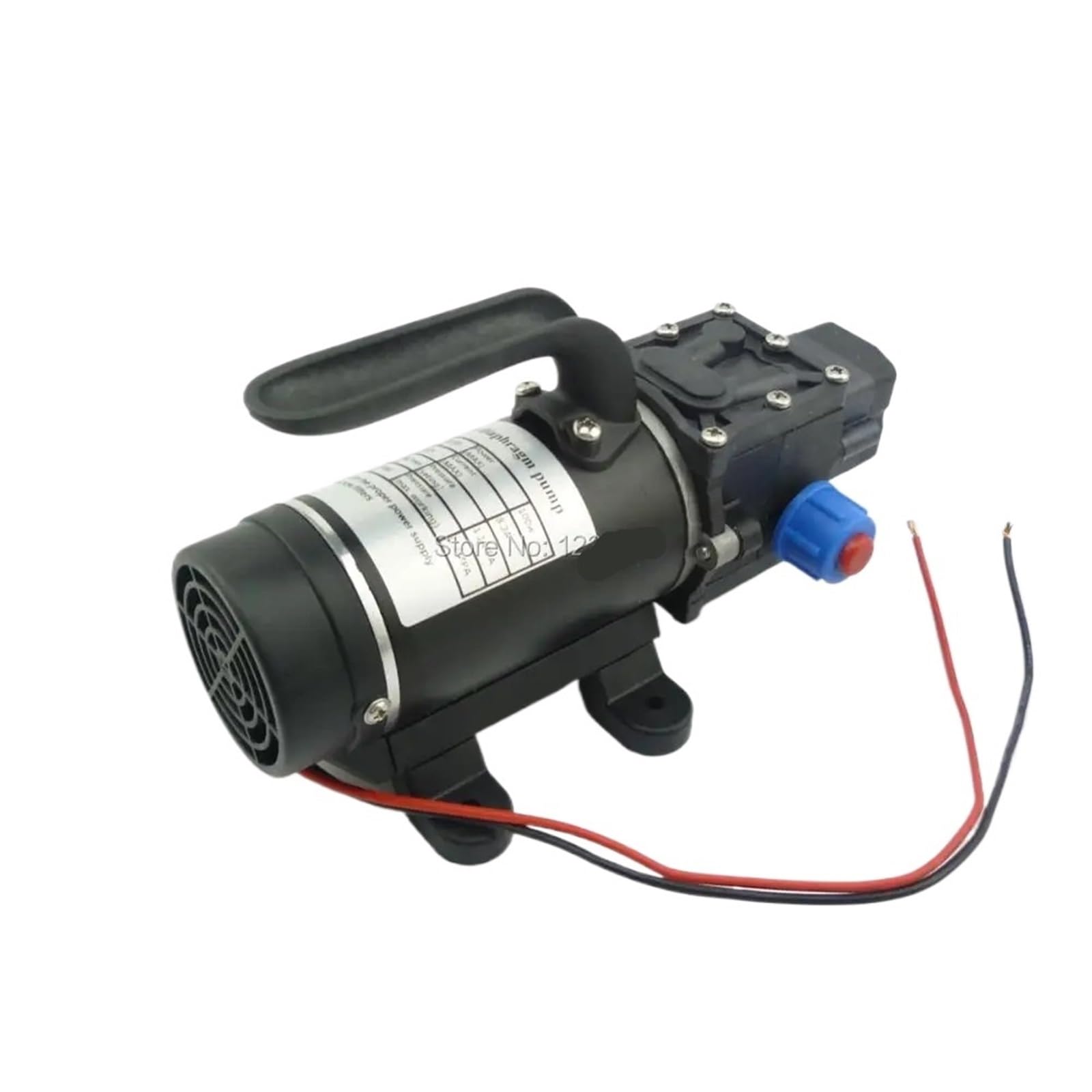 100 W 8 Lpm mała membrana wodna 12 V 24 V, automatyczny przełącznik ciśnieniowy, samozasysająca pompa natryskowa (typ zaworu zwrotnego, 24 V)