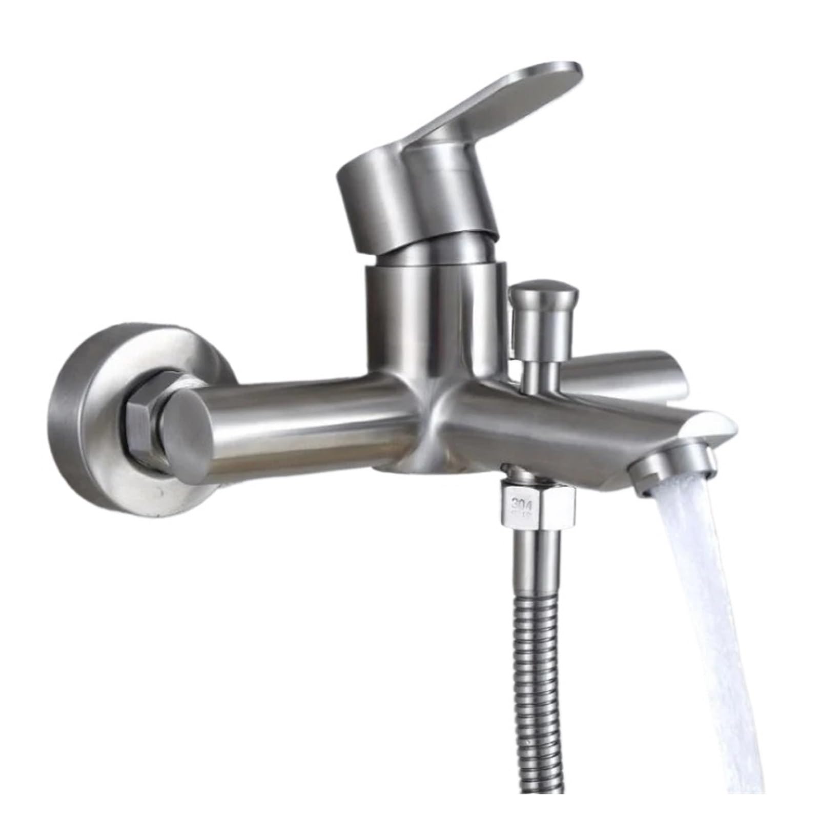 Grifo de bañera triple SUS304 para renovar el baño con ducha de agua fría y caliente