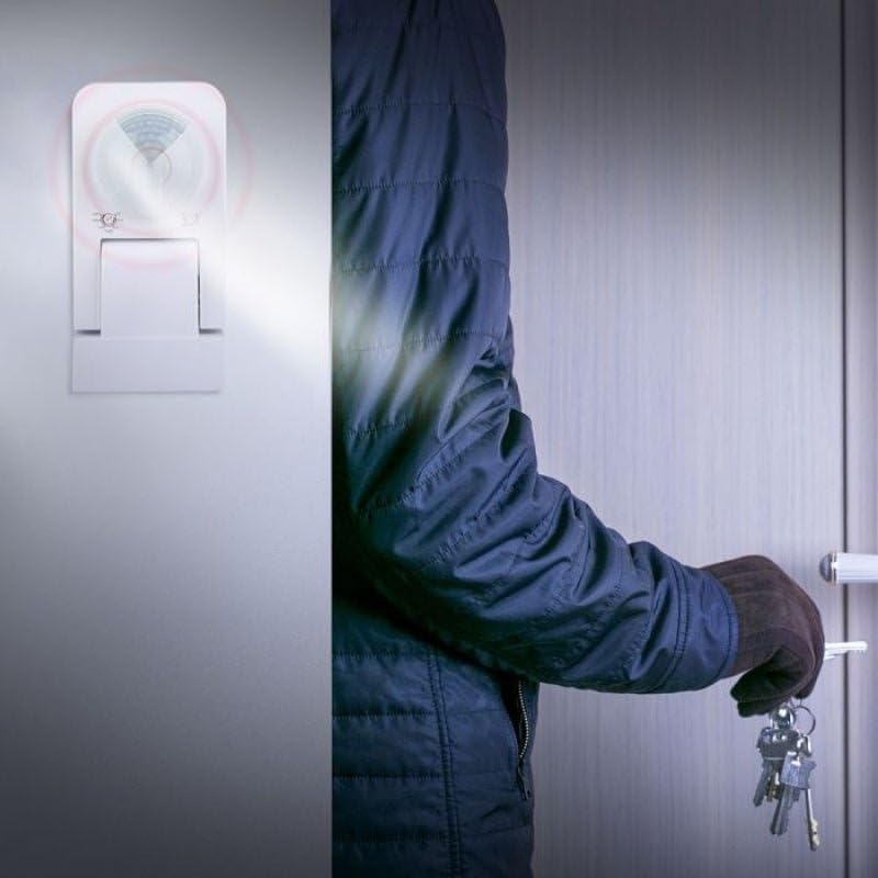 Détecteur de Mouvement Infrarouge Orientable IP65 Blanc - SILAMP