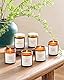 AOOVOO Kerzen-Set - Duftkerzen, Sojakerzen, Aromatherapie-Kerzen, Sojawachs-Kerzen, Duftkerzen für Zuhause, 6-teilig Lavendel/Vanille/Eukalyptus/Salbei/Jasmin/Sandelholz