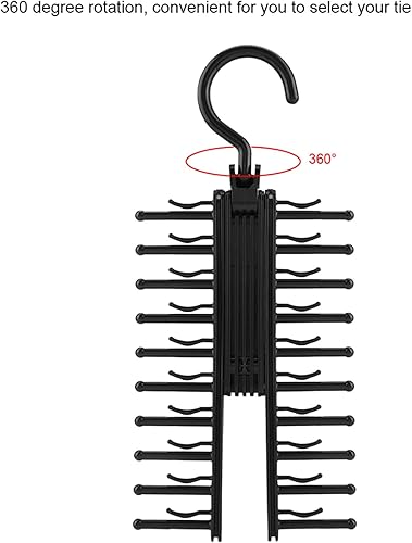 Miniatura 2 de Adlustable X, bufandas, gancho para bufandas, colgador, organizador organizador de armario, puerta, repisa, corbata, cinturón